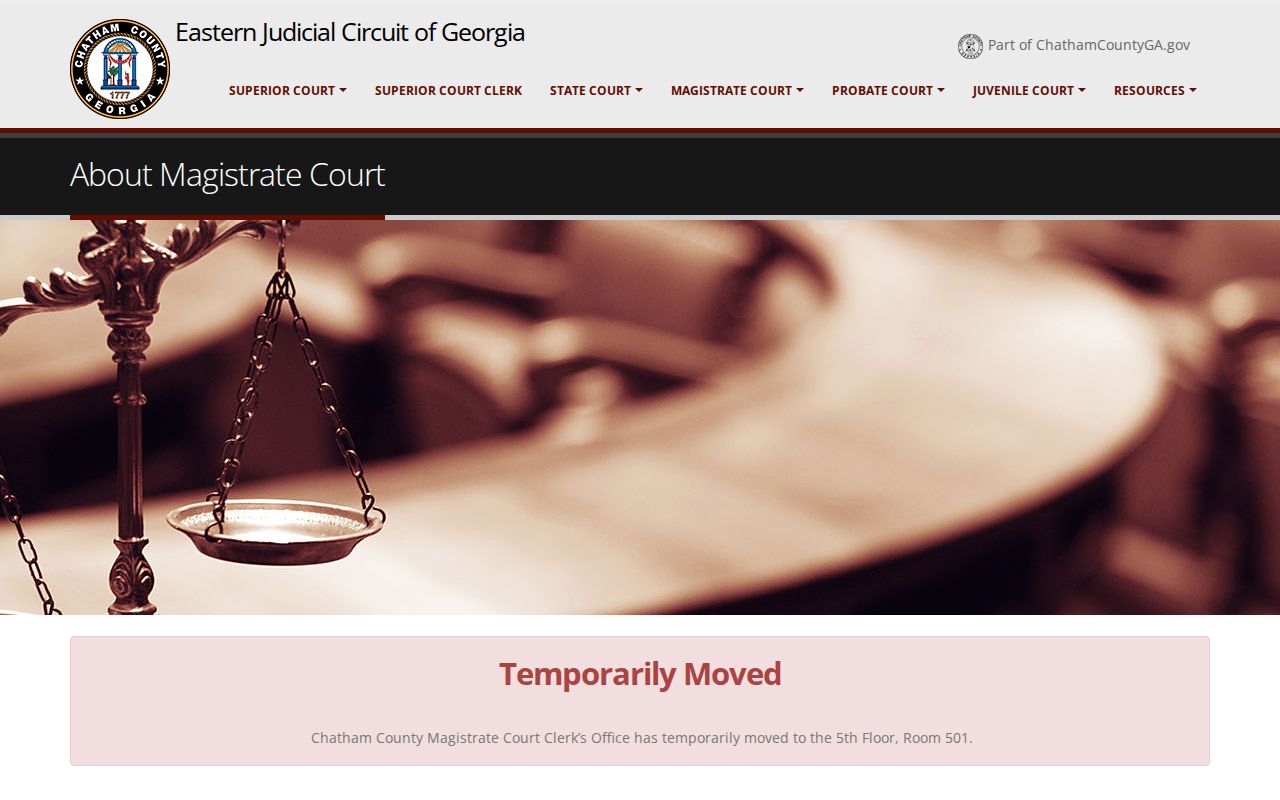 Chatham County Magistrate Court warrant application information