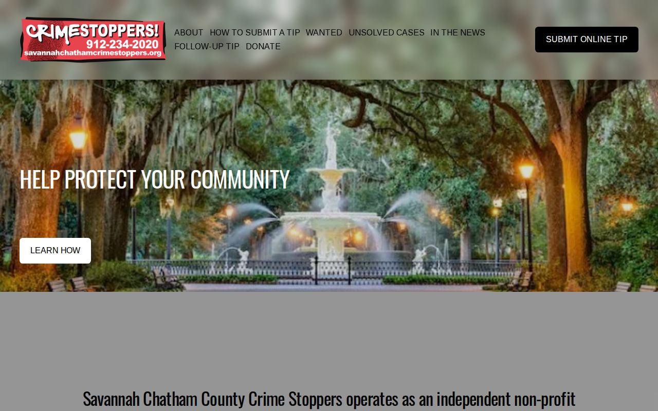 Savannah warrant Crime Stoppers channel