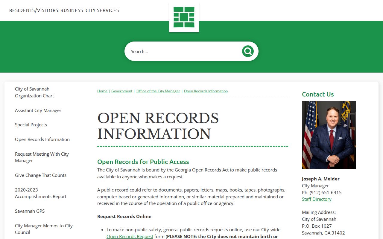 Savannah warrant records request channel